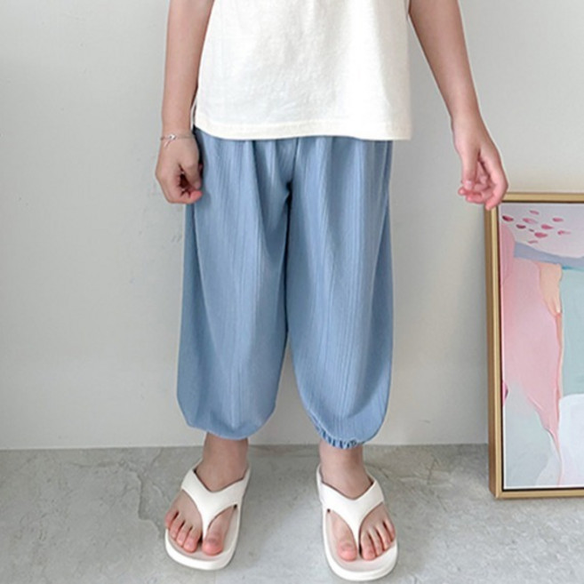 아도르베베 아동용 썸머 플리츠 팬츠