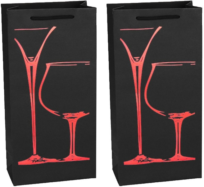 코레시스 센스있는 와인 선물박스 더블 17 x 8 x 35 cm, TYPE1, 2개