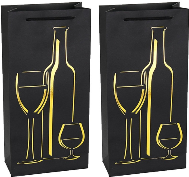 코레시스 센스있는 와인 선물박스 더블 17 x 8 x 35 cm, TYPE14, 2개