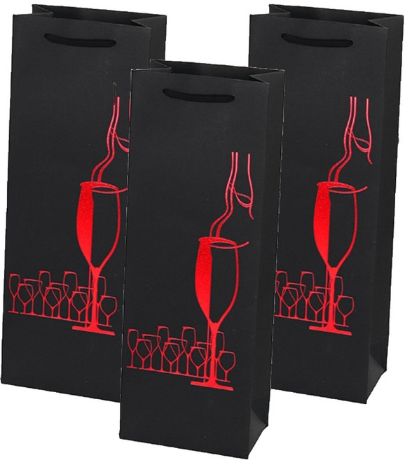 코레시스 센스있는 와인 선물박스 싱글 9 x 9 x 35 cm, TYPE23, 3개