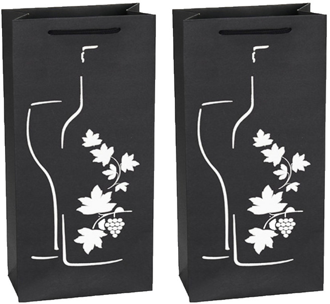 코레시스 센스있는 와인 선물박스 더블 17 x 8 x 35 cm, TYPE12, 2개