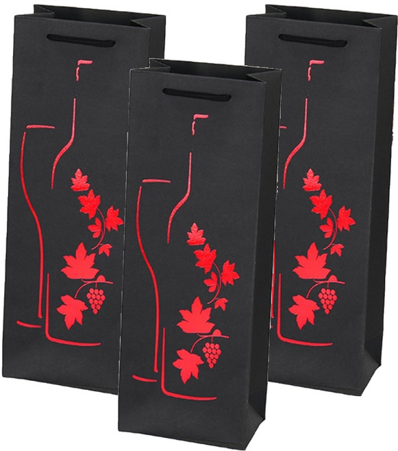 코레시스 센스있는 와인 선물박스 싱글 9 x 9 x 35 cm, TYPE9, 3개