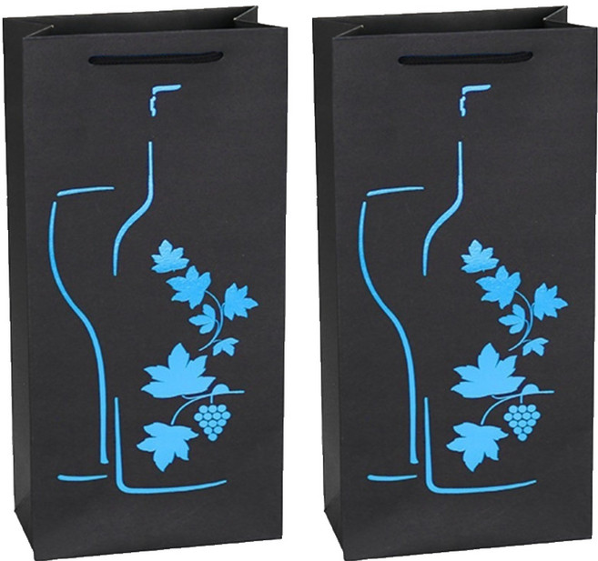 코레시스 센스있는 와인 선물박스 더블 17 x 8 x 35 cm, TYPE11, 2개