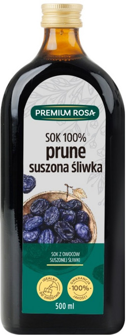 프리미엄로사 유리병 푸룬 주스, 1개, 500ml