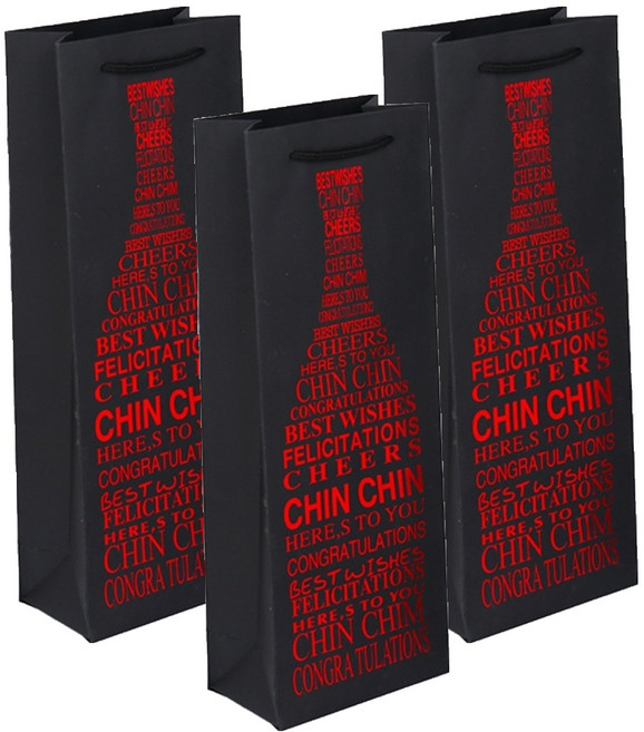 코레시스 센스있는 와인 선물박스 싱글 9 x 9 x 35 cm, TYPE5, 3개