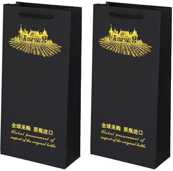 코레시스 센스있는 와인 선물박스 더블 17 x 8 x 35 cm, TYPE22, 2개