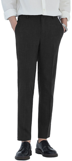 단군 남성용 스트레이트 정장 밴딩 스판 슬랙스