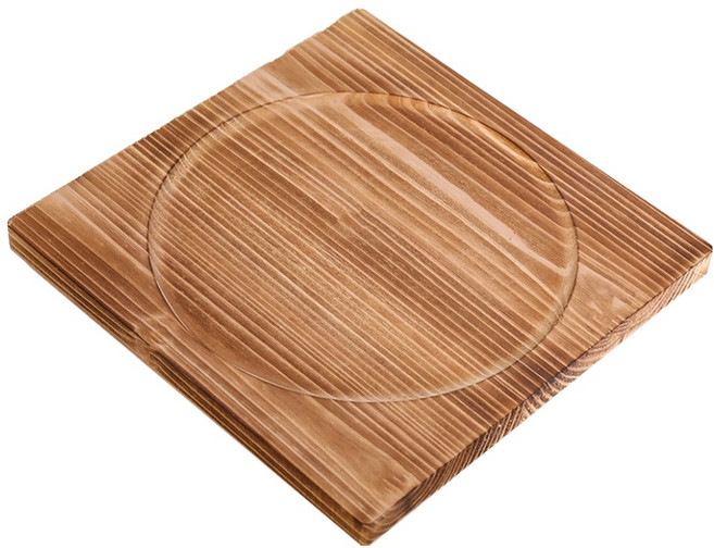 제이엘홈 나무 뚝배기받침 A, 1개