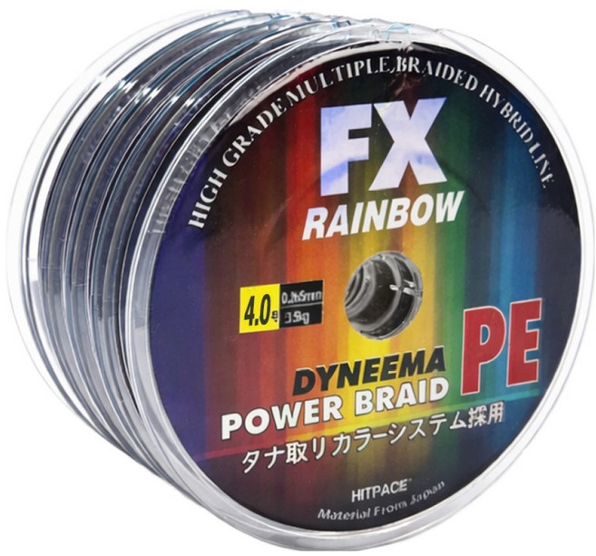 히트페이스 FX500 합사줄 500m, 오색, 1개