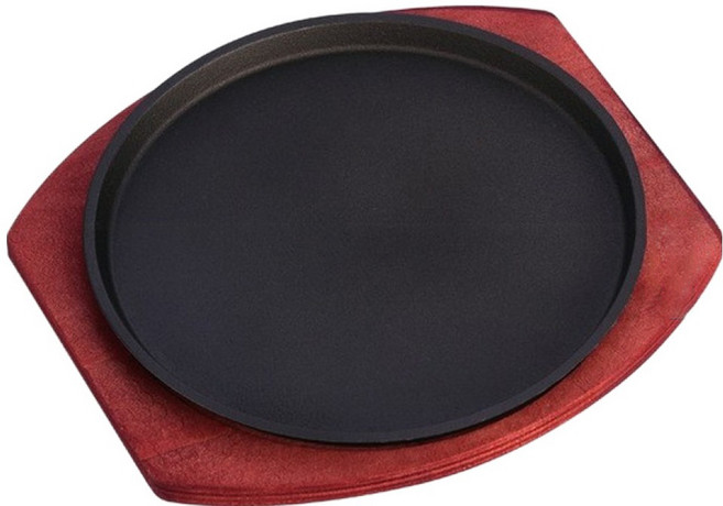 제이엘홈 돌솥 뚝배기받침 철판 + 나무판 세트 A, 1세트