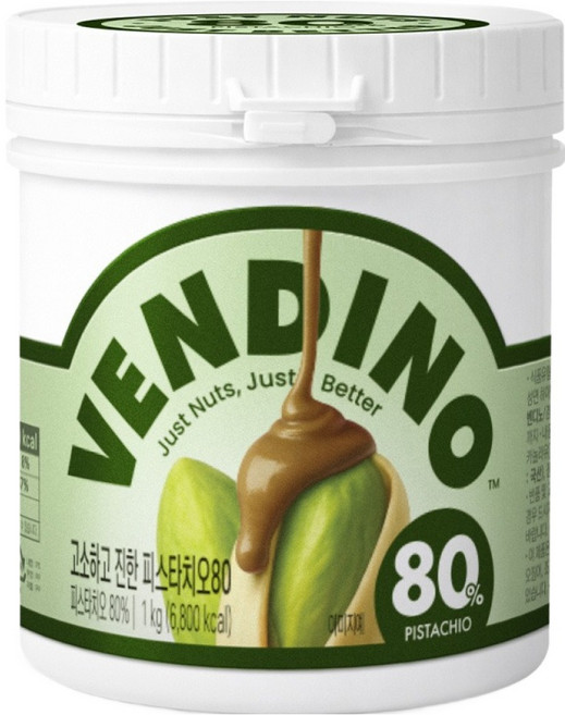 VENDINO 開心果抹醬 80, 1個, 1kg