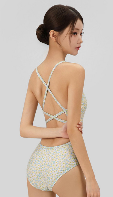 스피카 여성용 크로스백 스윔웨어 + 실리콘 브라캡 세트 SPA107