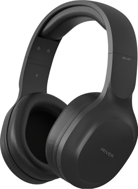 아이리버 노이즈캔슬링 무선 블루투스 헤드셋, 블랙, IBH-LL1101