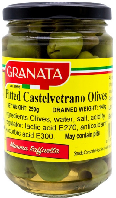 그라나타 피티드 카스텔베트라노 올리브, 290g, 1개