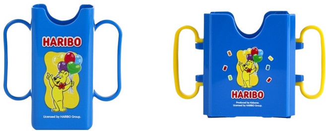 하리보 미니 팩 홀더 + 우유두유 홀더 세트, 블루, 1세트