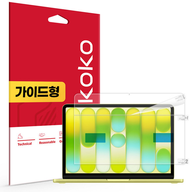 스코코 올레포빅 액정보호필름 세트, 1세트