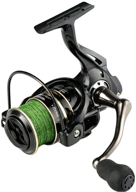 엘마운틴 합사줄감긴 14볼 스피닝릴, 블랙, NX3000