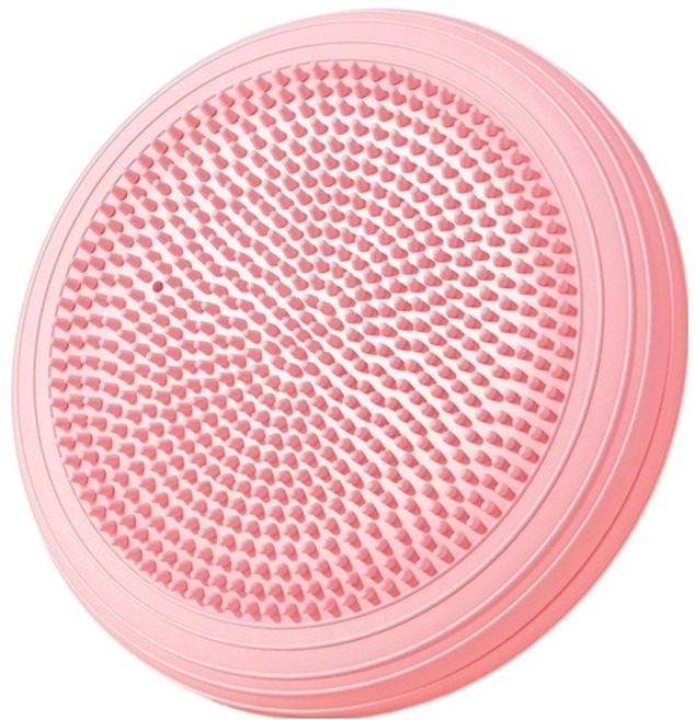 토브마켓 균형 훈련용 발목 근력 요가 에어 밸런스 매트, 분홍 무광