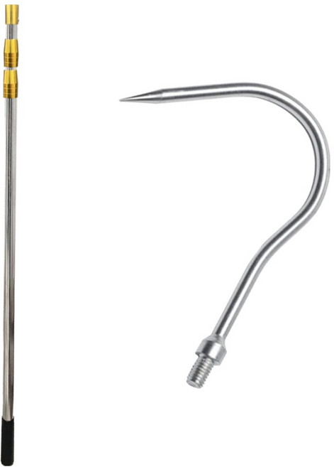 월드크린 분리형 갈고리 + 스텐장대 3M 세트, 혼합색상, 1세트