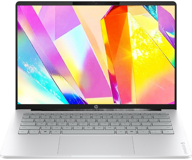 HP 2026 옴니북 5 14 코어5, 글레이셔 실버 알루미늄, 14-hk0000TU, 512GB, 16GB, Free DOS