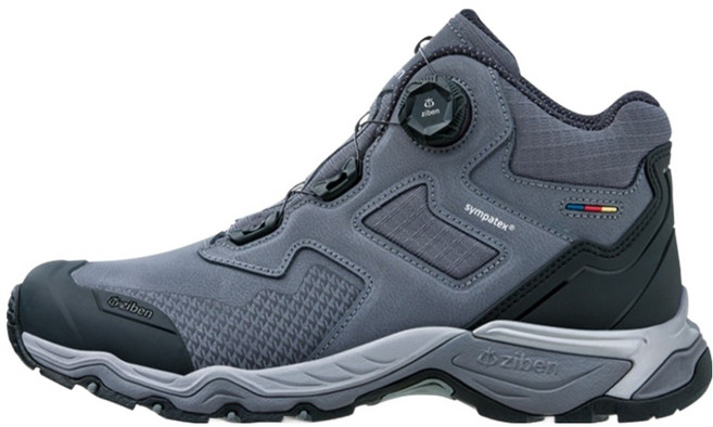 지벤 마르떼 경량 방수 등산 작업화 ZB-2306, 그레이