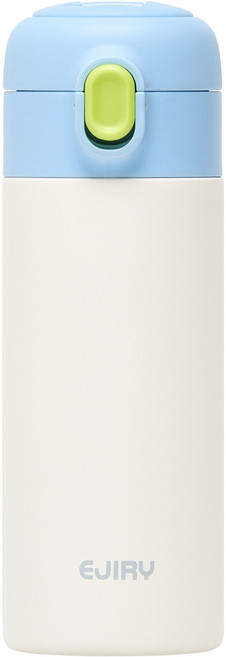 에지리 토모 세라믹 원터치 텀블러, 아이보리, 1개, 260ml