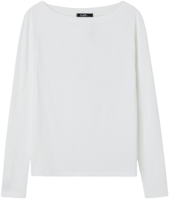 랩 여성용 보트넥 긴팔 티셔츠 AS2CTM41