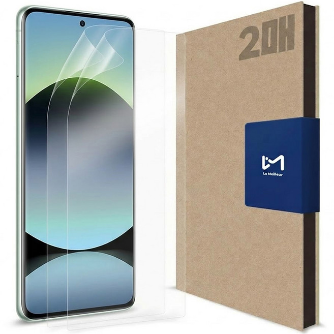 르메이어 지문인식 풀커버 강화 휴대폰 액정보호필름 2p, 1개