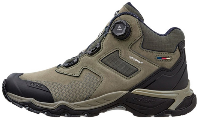 지벤 경량 방수 마르떼 작업화 등산화 ZB-2305, KHAKI, 1개