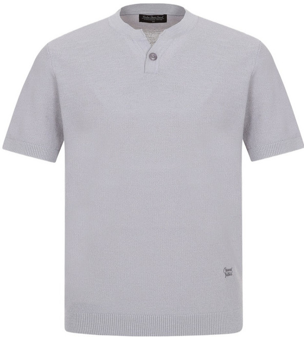 인디안 남성용 헨리넥 반팔 니트 MIEBR6M3131