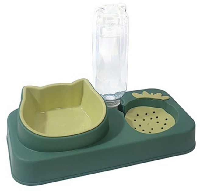 페로가토 반려동물 딸기 급수 급식기, 그린, 1개