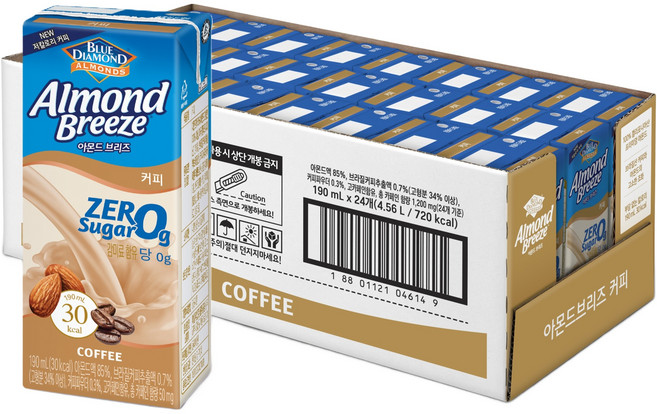 아몬드브리즈 커피, 24개, 190ml