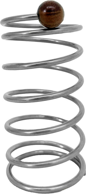 하이앤드라이 2세대 스테인리스 스프링 치약 칫솔꽂이, 월넛(ab 919132), 1개