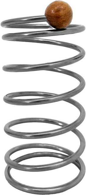 하이앤드라이 2세대 스테인리스 스프링 치약 칫솔꽂이, 애쉬 우드(ab 919131), 1개