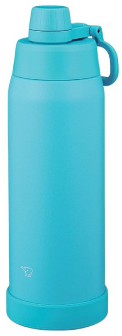 ZOJIRUSHI 象印 不銹鋼真空提把保冷水壺 可機洗 SD-KA100-AM, 天空藍, 1個, 1L