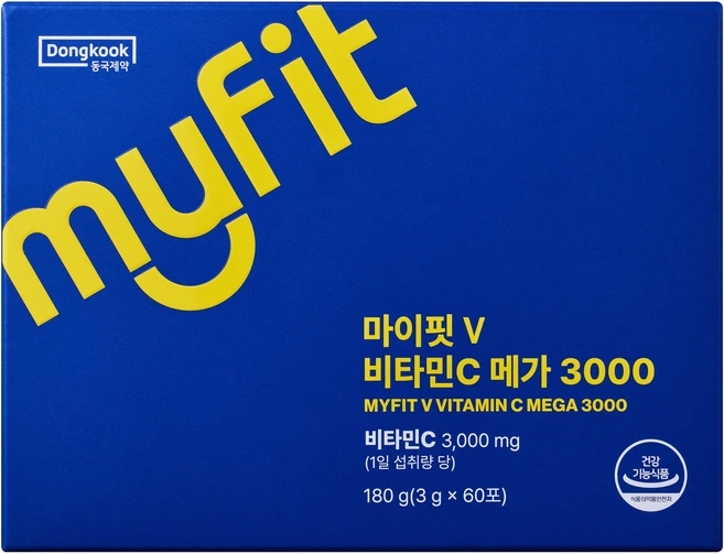 마이핏 V 비타민C 메가 3000, 60회분, 1개 - 쿠팡
