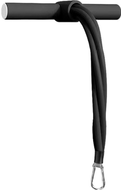 미네릭 윗몸일으키기 보조 탄력 로프 헬스기구, 블랙, MR-ABR001