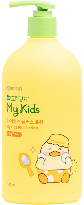 그린핑거 푸아 에디션 마이키즈 플러스 고보습 로션, 1개, 500ml