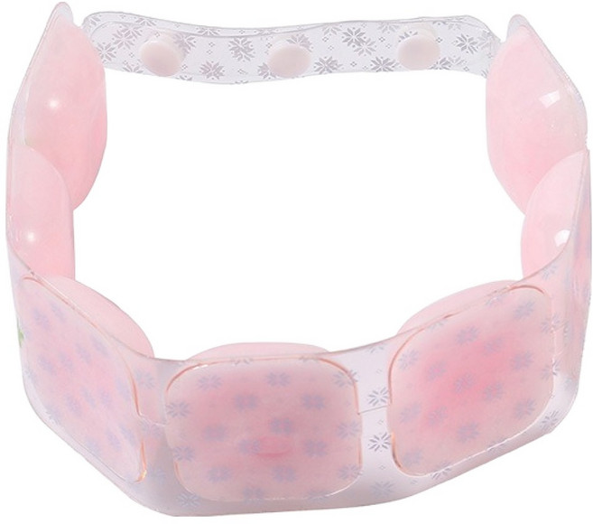 뉴리스 시원한 쿨링 넥쿨러 단추형, 핑크, 1개