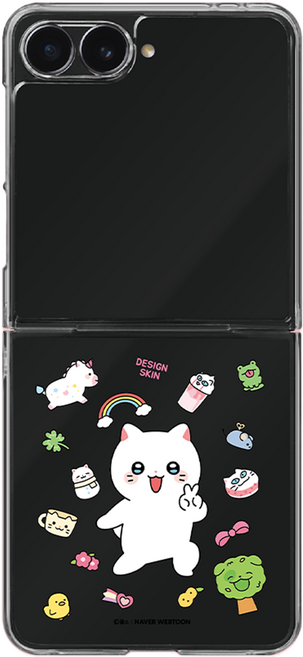 DESIGNSKIN 클리어 그래픽 휴대폰 케이스