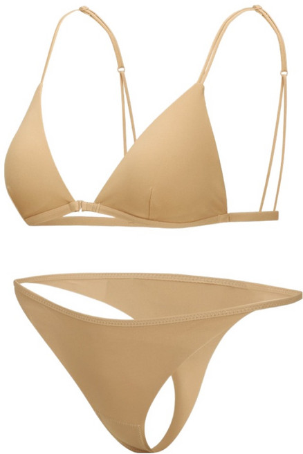 컴포트랩 여성용 듀얼 쿨 니플 브라렛 + T 백 세트