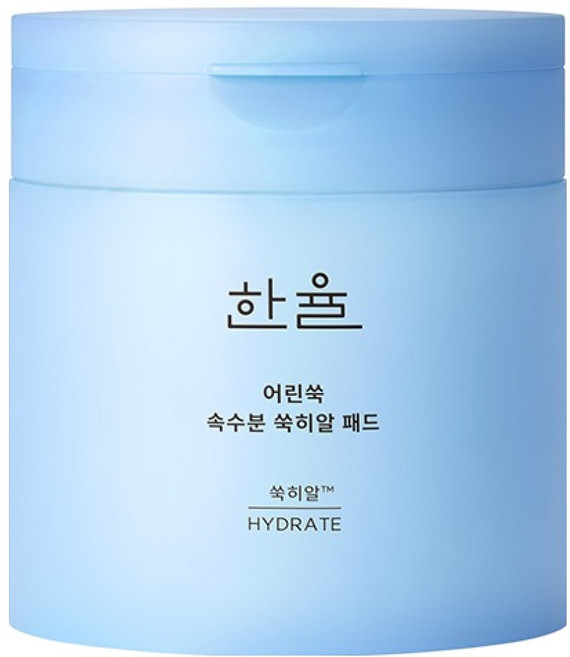 한율 어린쑥 속수분 쑥히알 패드 250ml, 60개입, 1개