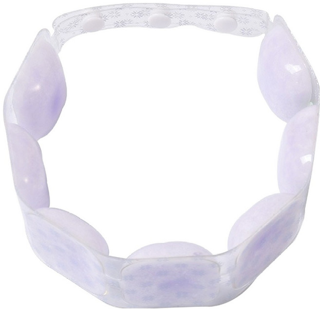 뉴리스 시원한 쿨링 넥쿨러 단추형, 퍼플, 1개