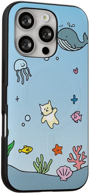 케이스퍼시픽 바다먼지 맥세이프 카드도어 범퍼 휴대폰 케이스