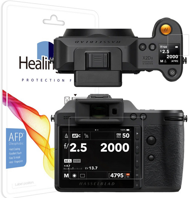 힐링쉴드 올레포빅 액정보호필름 2p 세트, 핫셀블라드 X2D 2 100C, 1세트