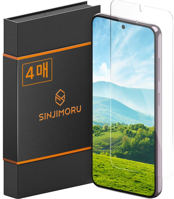 SINJIMORU Sinji Glass 2.5D 鋼化玻璃手機螢幕保護貼 4入套組, 1套