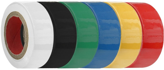 월드크린 컬러 PVC 전기테이프 6종 세트, 1개