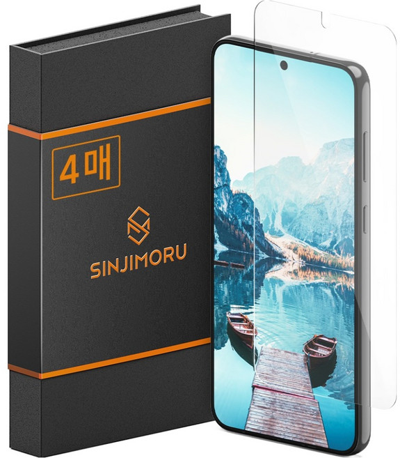 SINJIMORU Sinji Glass 2.5D 鋼化玻璃手機螢幕保護貼 4入套組, 1套