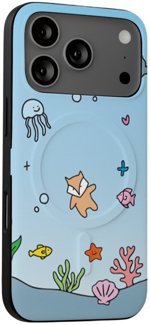 케이스퍼시픽 바다먼지 맥세이프 카드도어 범퍼 휴대폰 케이스