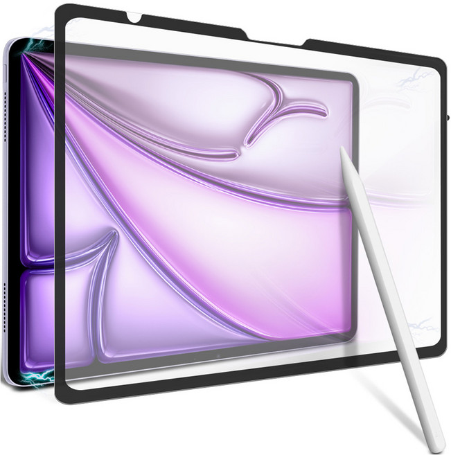 더조은셀러 쿼드 탈부착 마그네틱 종이질감 필름 세트, 투명, 1세트